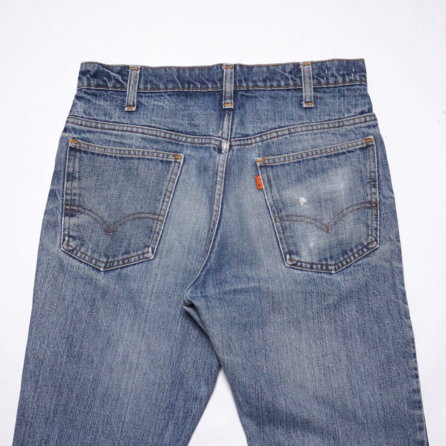 1970s Levi 646 Orange Tab "Distressed" Size: 31W/30L