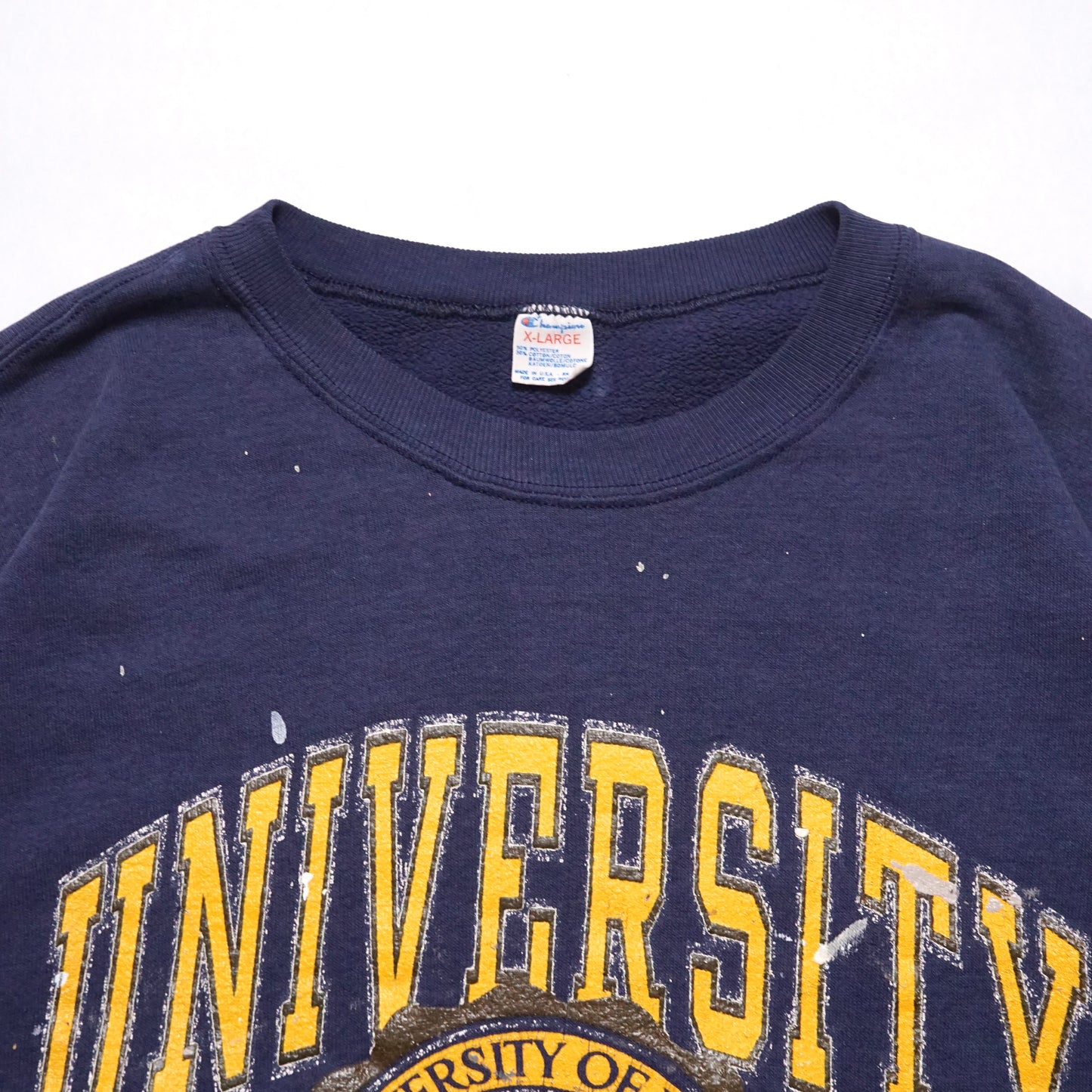1980s Russell Athletic Sweatshirt "Michigan" Size: L/XL