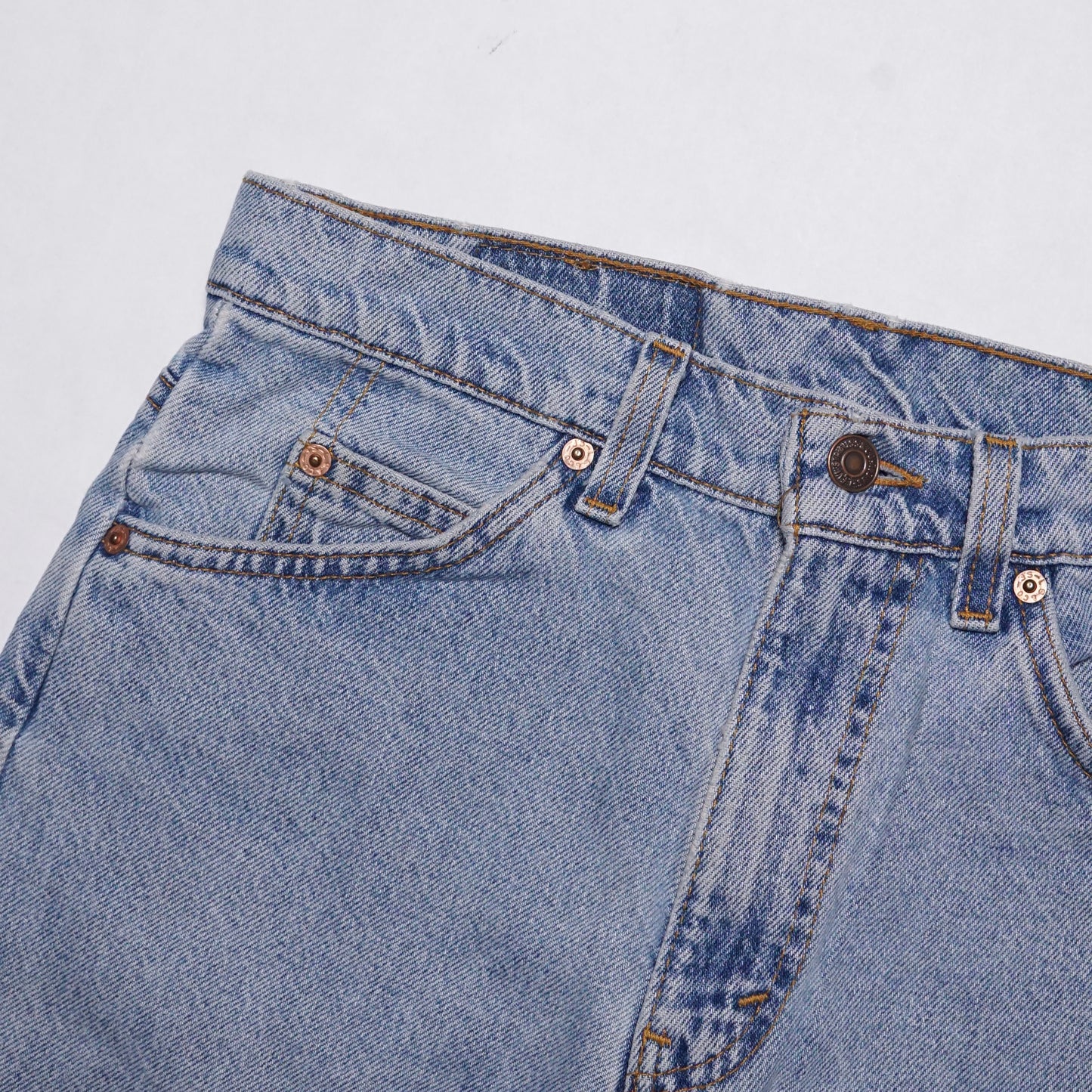 1990s Levi 505 Orange Tab Short "Stone" Size: 30W