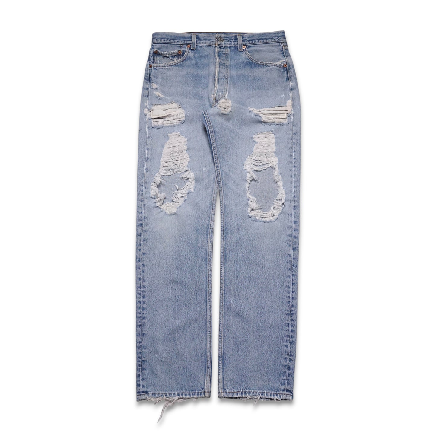 1990s Levi 501 "Thrashed" Size: 32W/33L