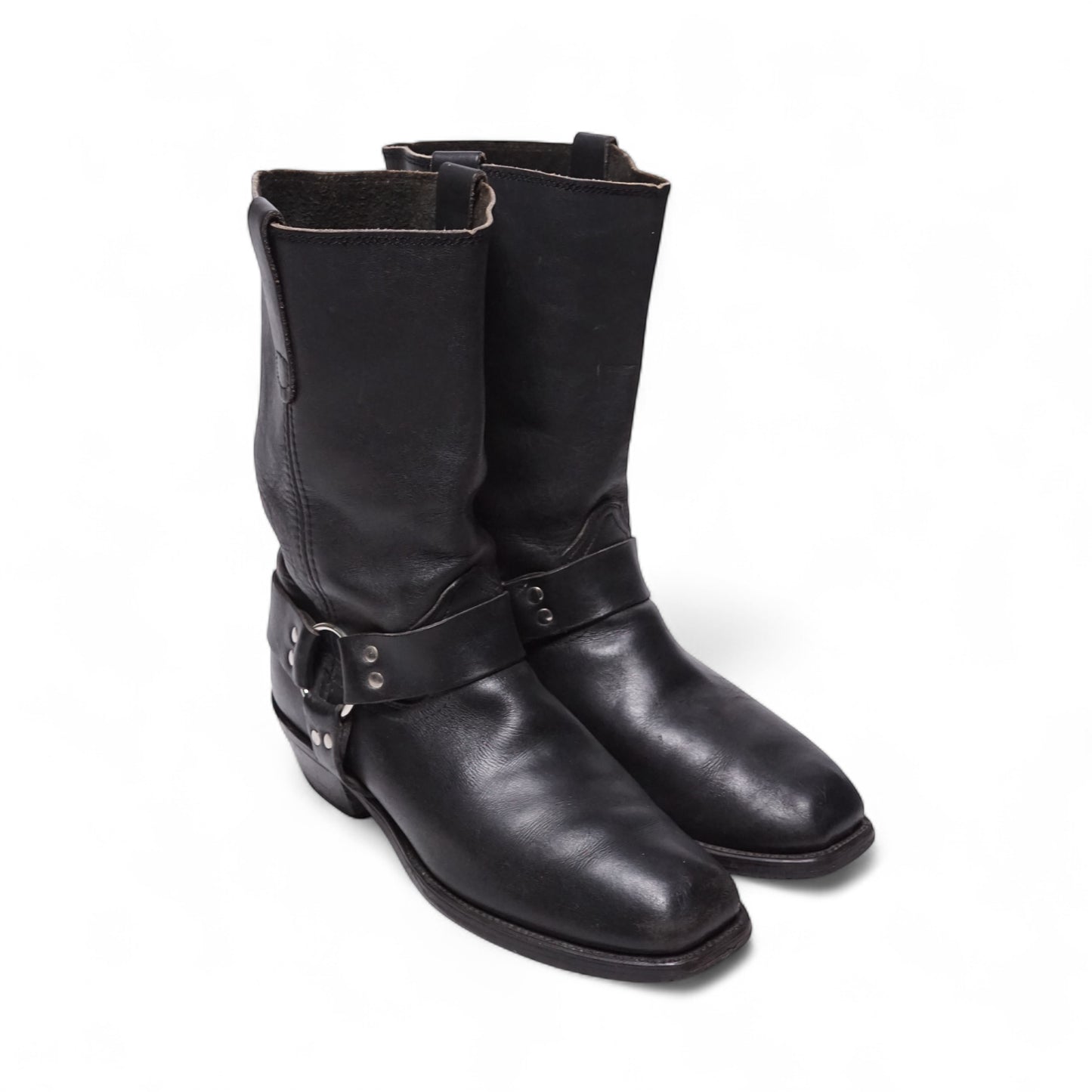 1990s Harness Boot "Black" Size: 10M
