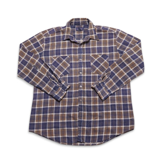 1990s Cotton Flannel "Faded" Size: L/XL
