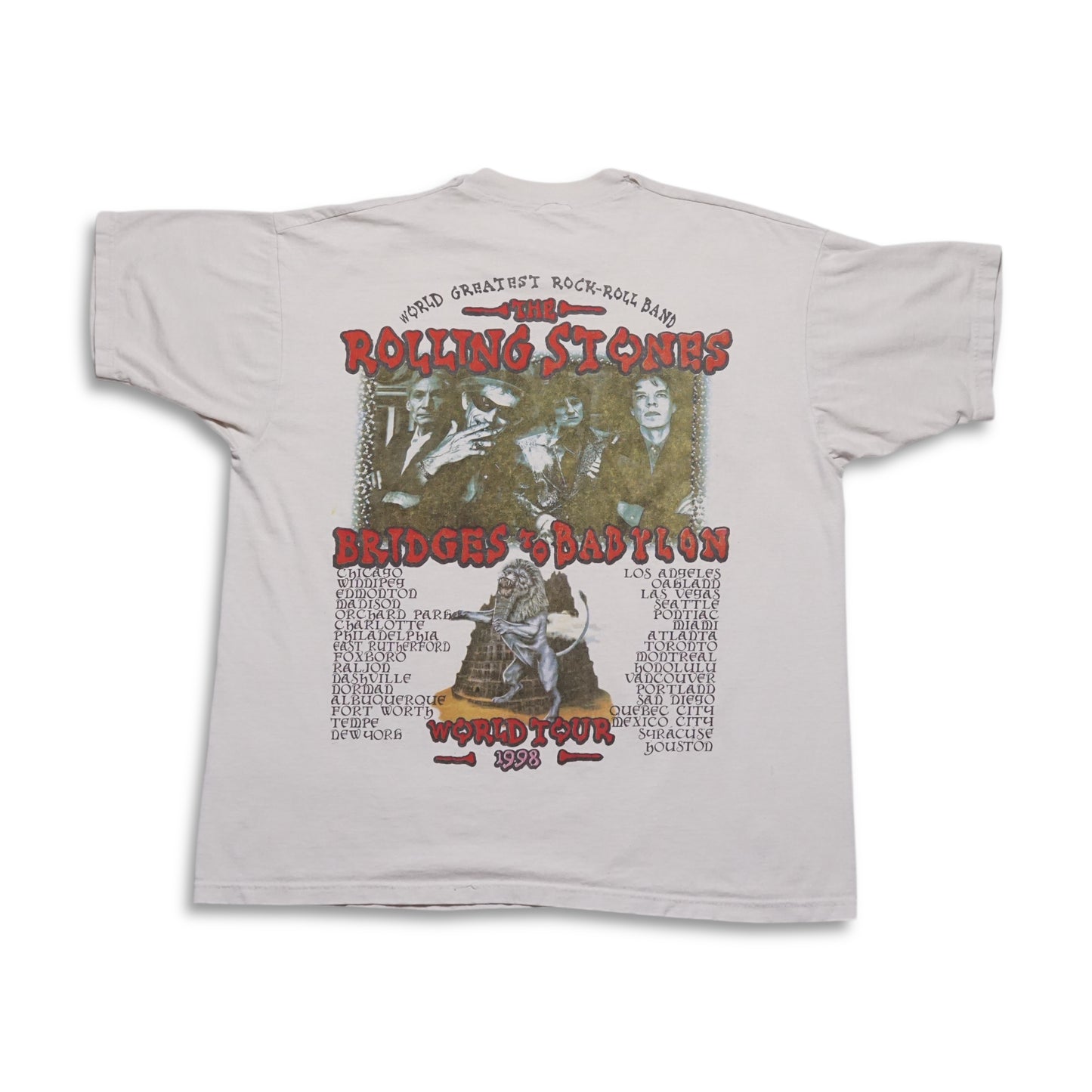 1990s Rolling Stones "Bridges to Babylon" Size: L