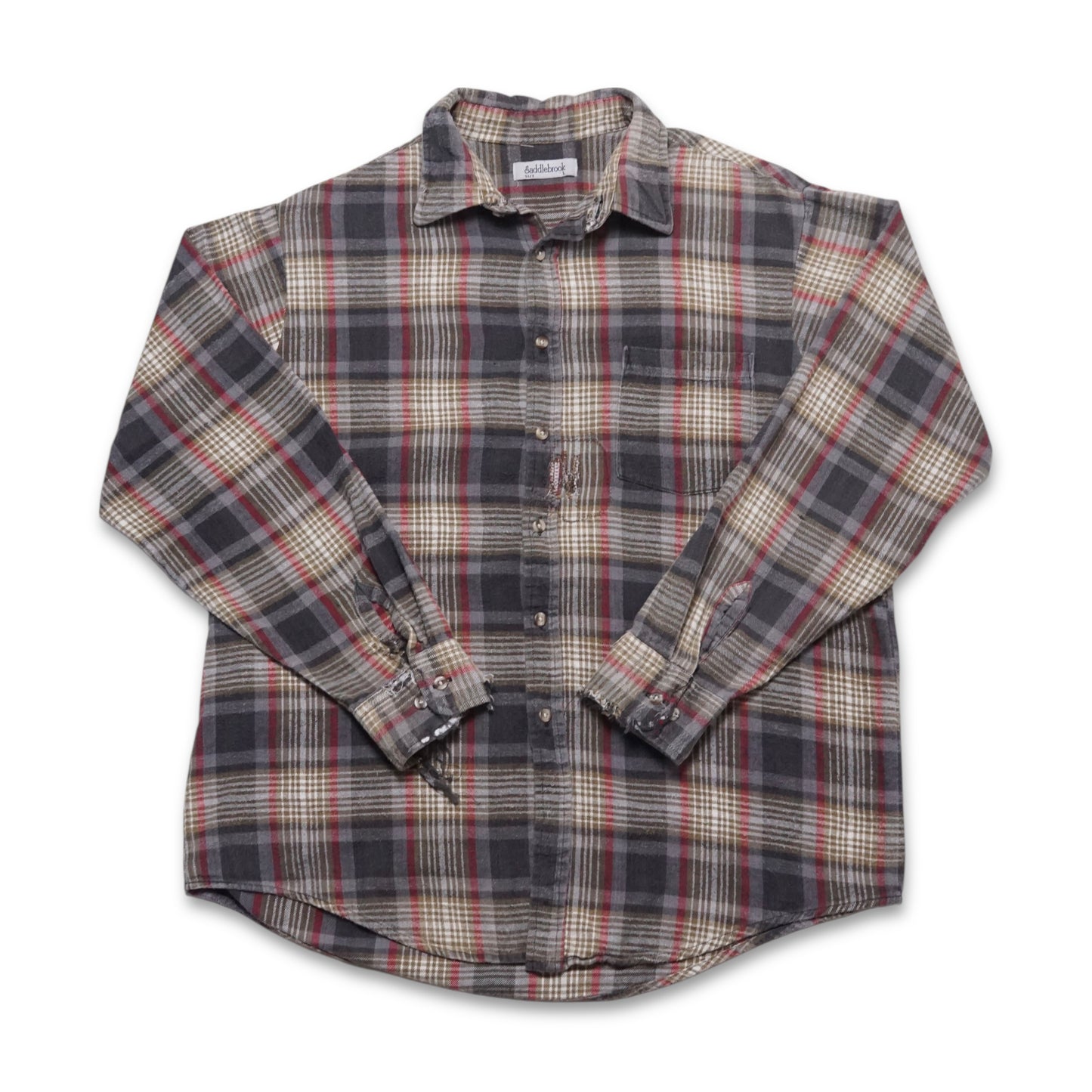 1990s Saddle Brook Cotton Flannel Size: L