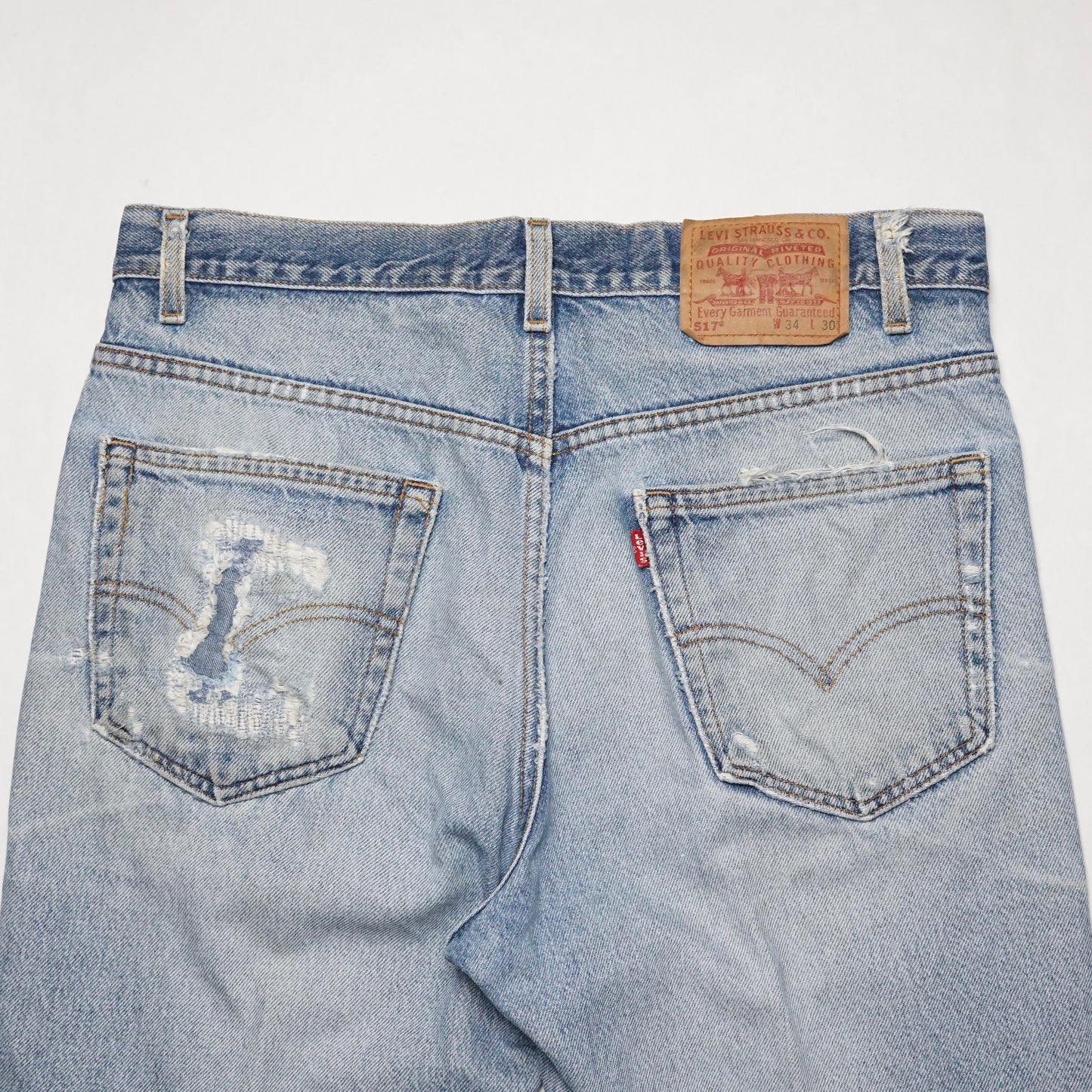 1990s Levi 517 "Repaired" Size: 34W/29L