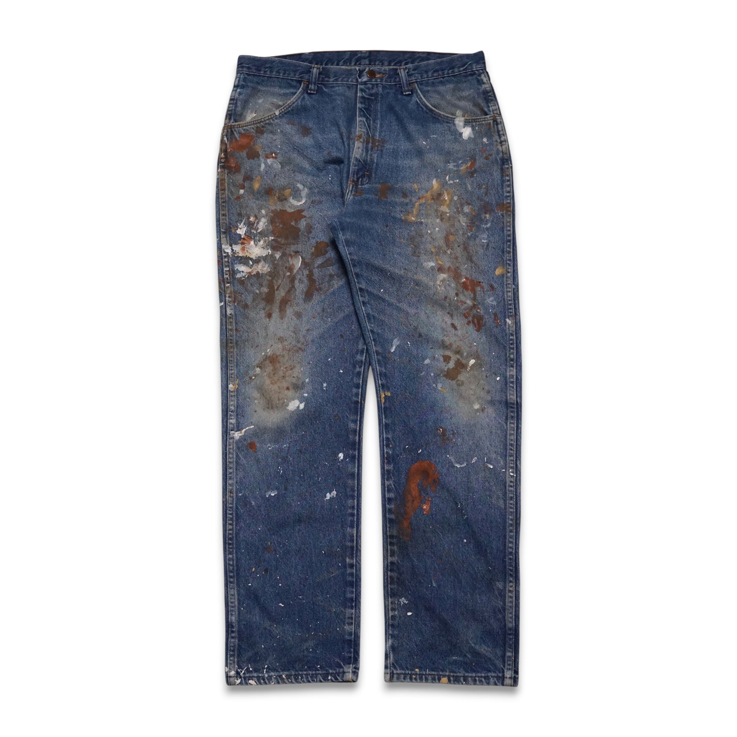 1990s Rustler Denim "Paint Splatter" Size: 34W/31L