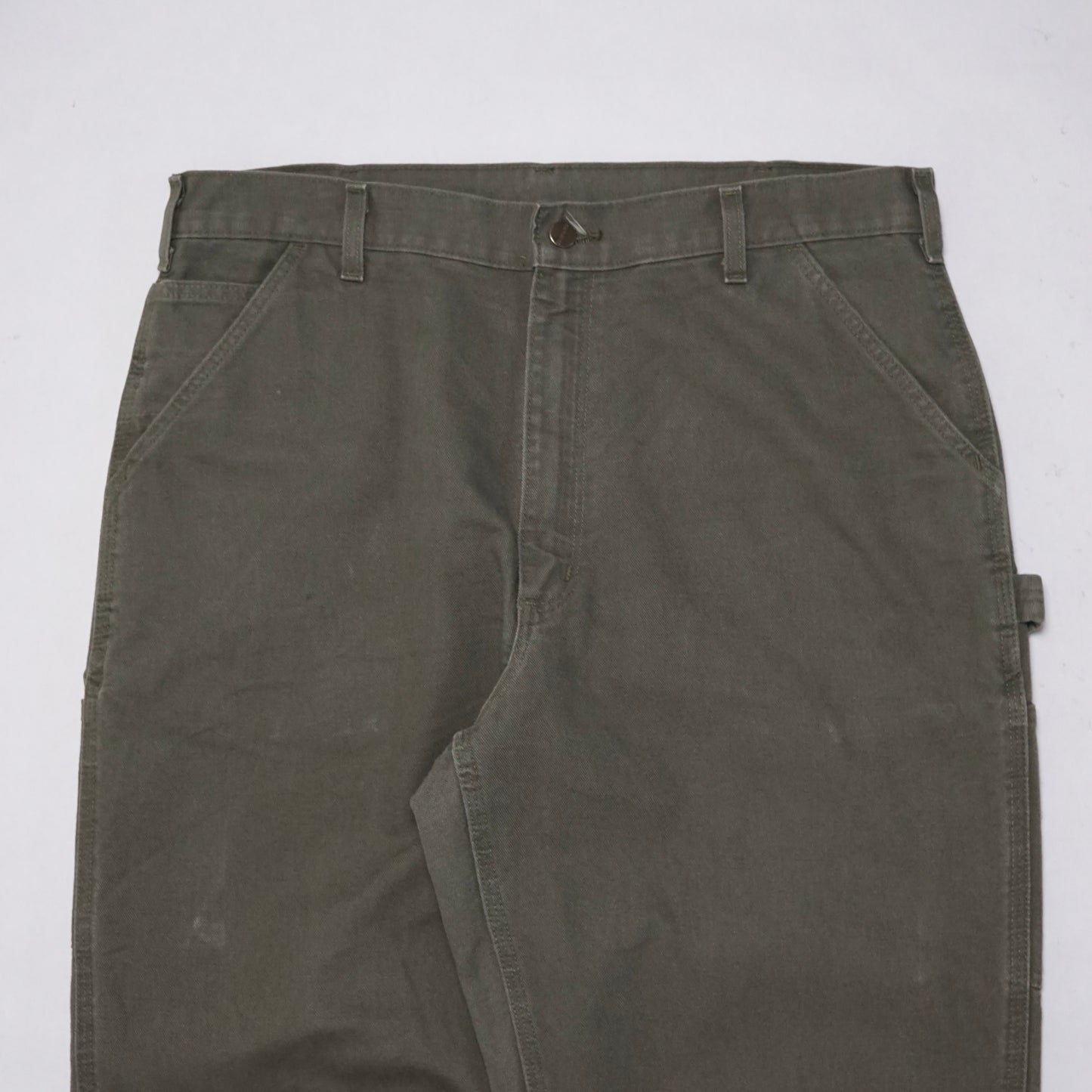 2000s Carhartt Carpenter Pant "Olive" Size: 36W/36L