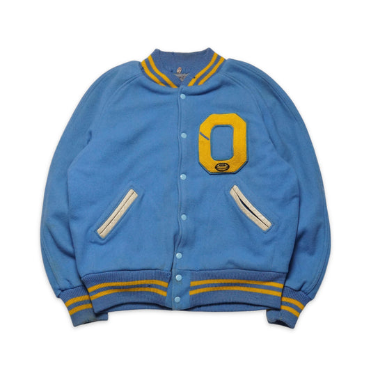 1960s Varsity Letterman Jacket "Blue" Size: L/XL