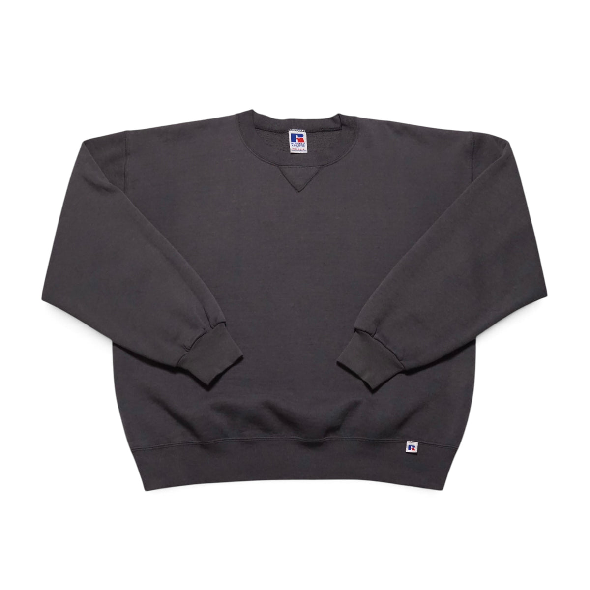 1990s Russell Athletic Sweatshirt "Cement" Size: L/XL