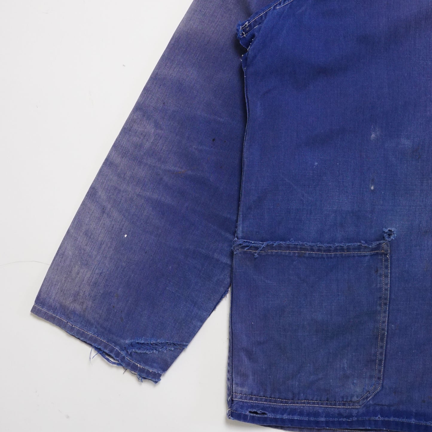 1940s French Chore Jacket "Sunfade" Size: M/L