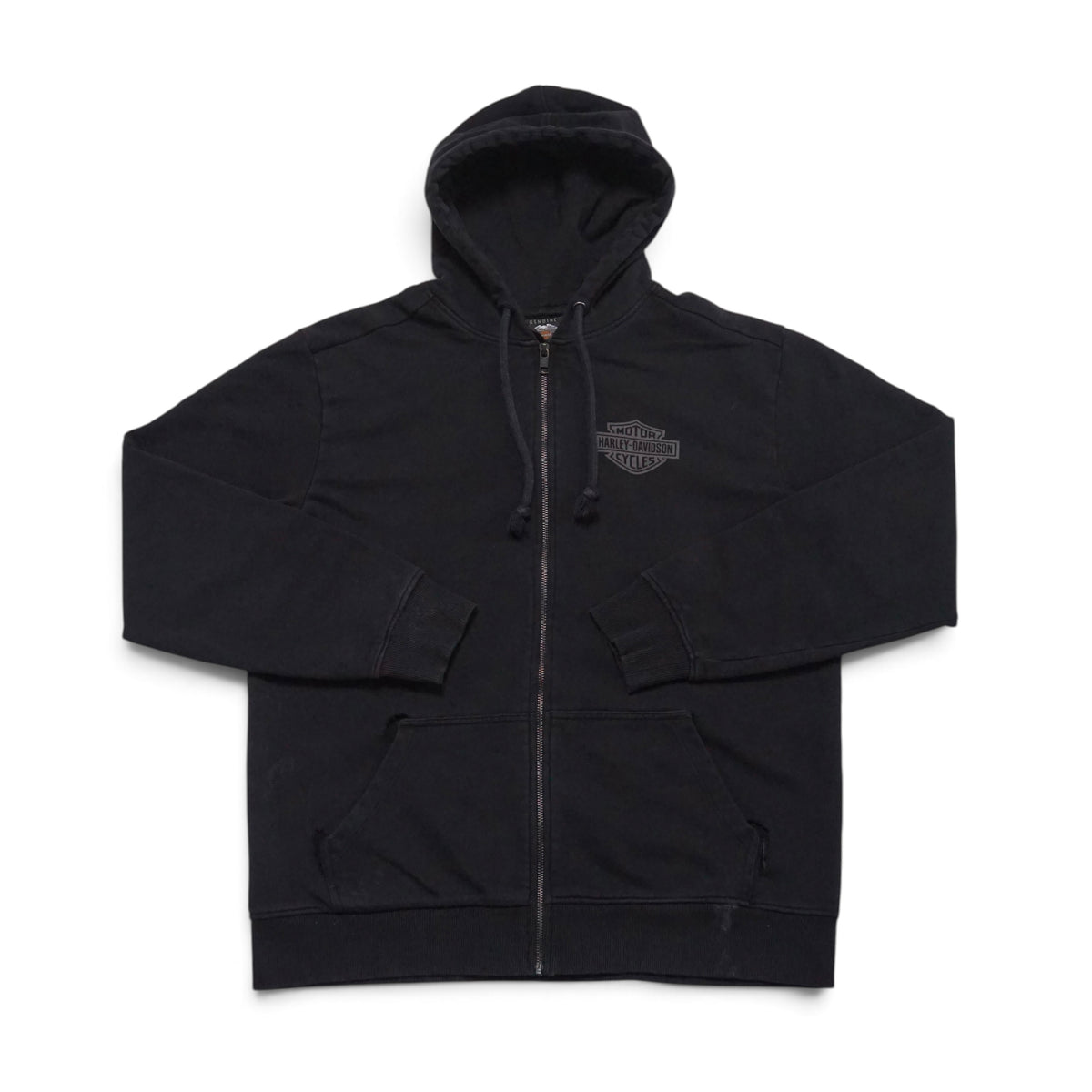 2000s Harley Davidson Zip Up Hoodie Size: L