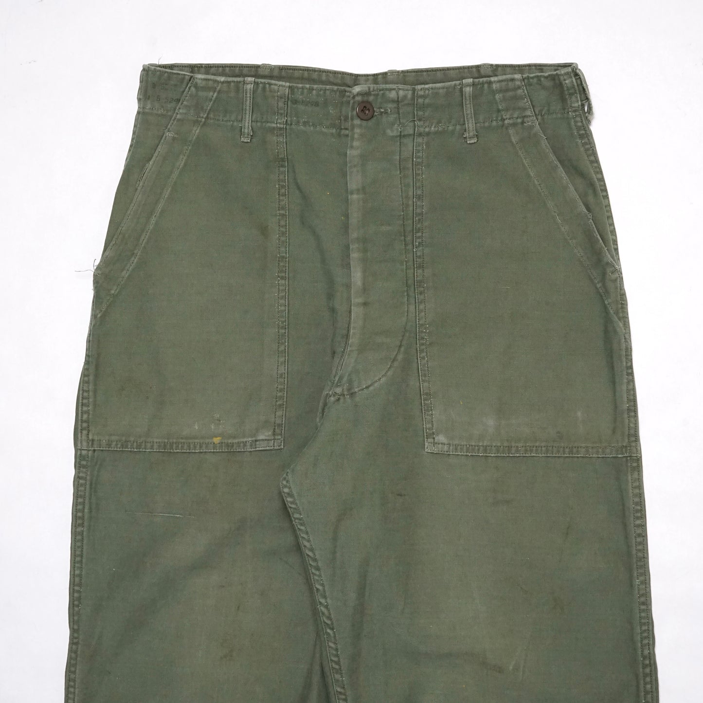 1960s Military OG-107 Fatigue Pant Size: 31W/31L