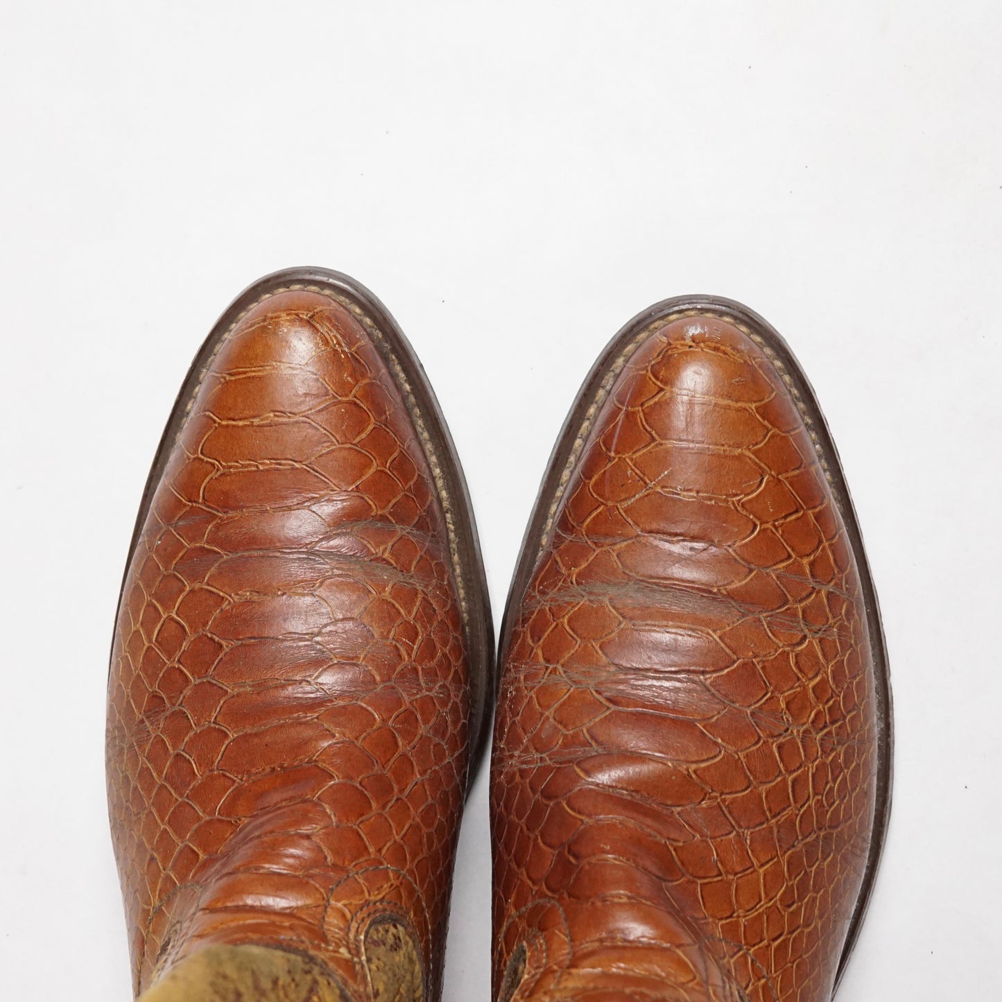 1990s Laredo Cowboy Boot "Snake Skin" Size: 8.5M