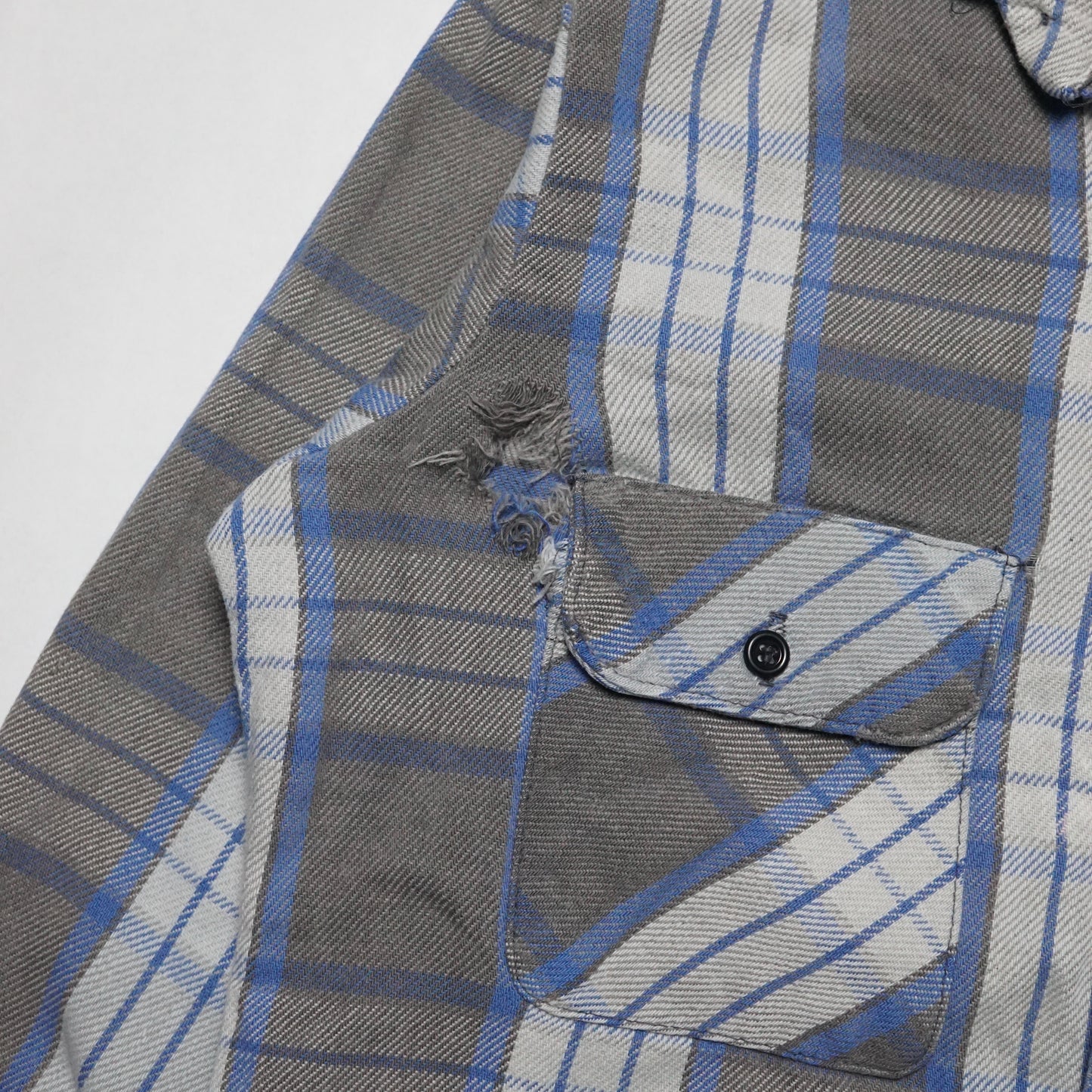 1990s Five Brothers Cotton Flannel Size: S