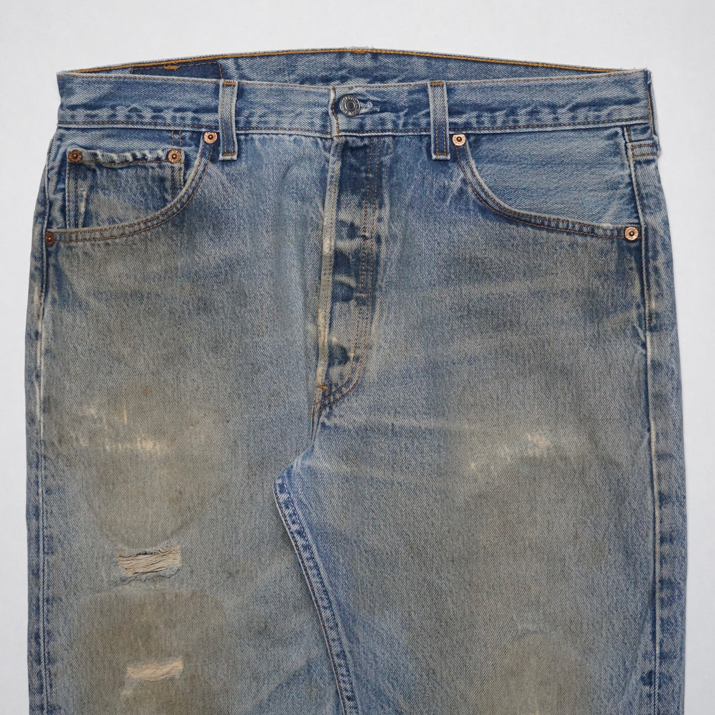 1990s Levi 501 "Mud" Size: 34W/31L