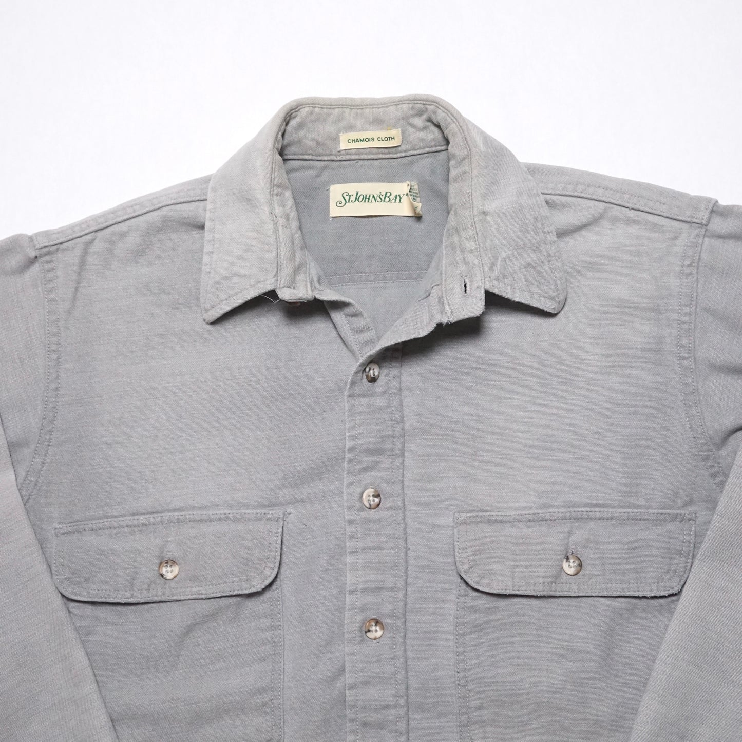 1990s Over Shirt “Distressed” Size: