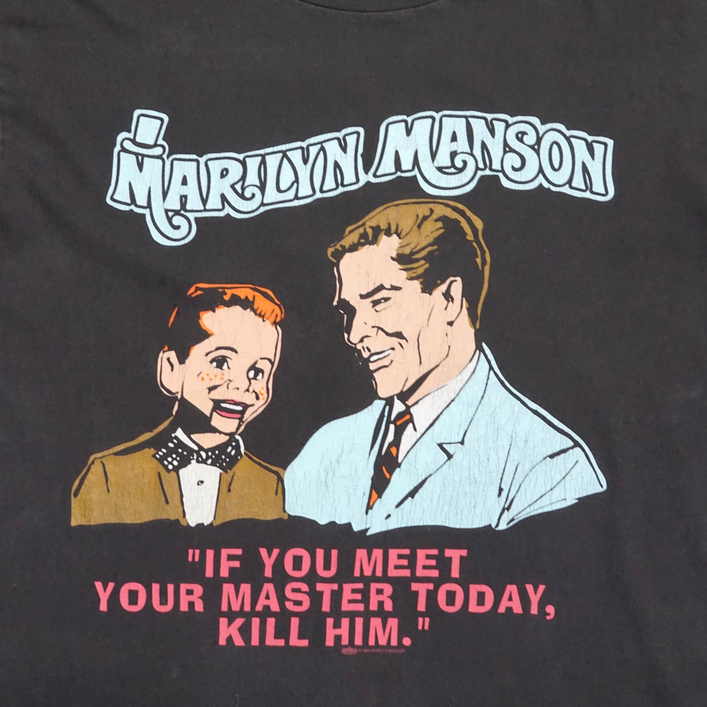 1990s Marilyn Manson “Kill Your Master” Size: L