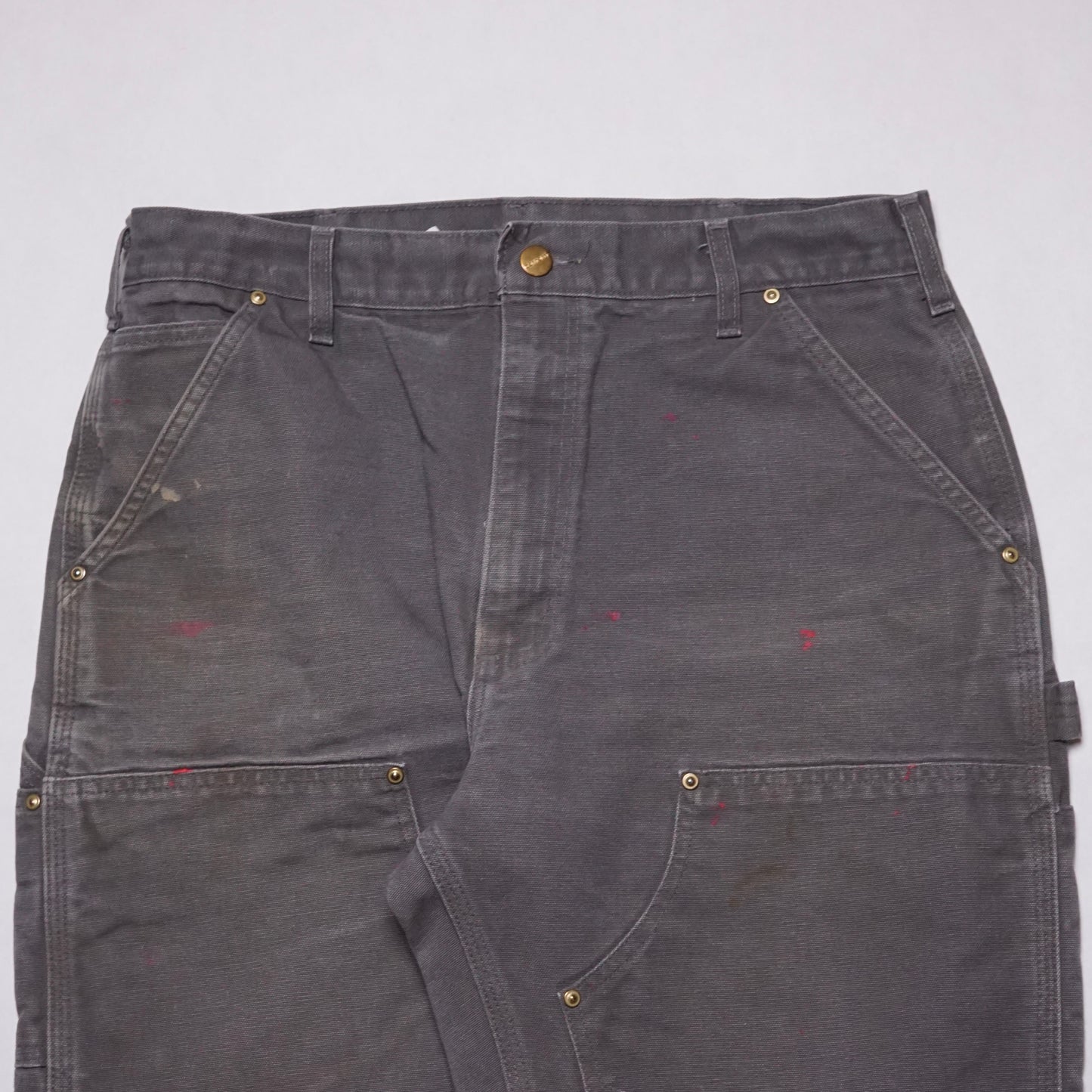 1990s Carhart Double Knee “Grey” Size: 33W/32L
