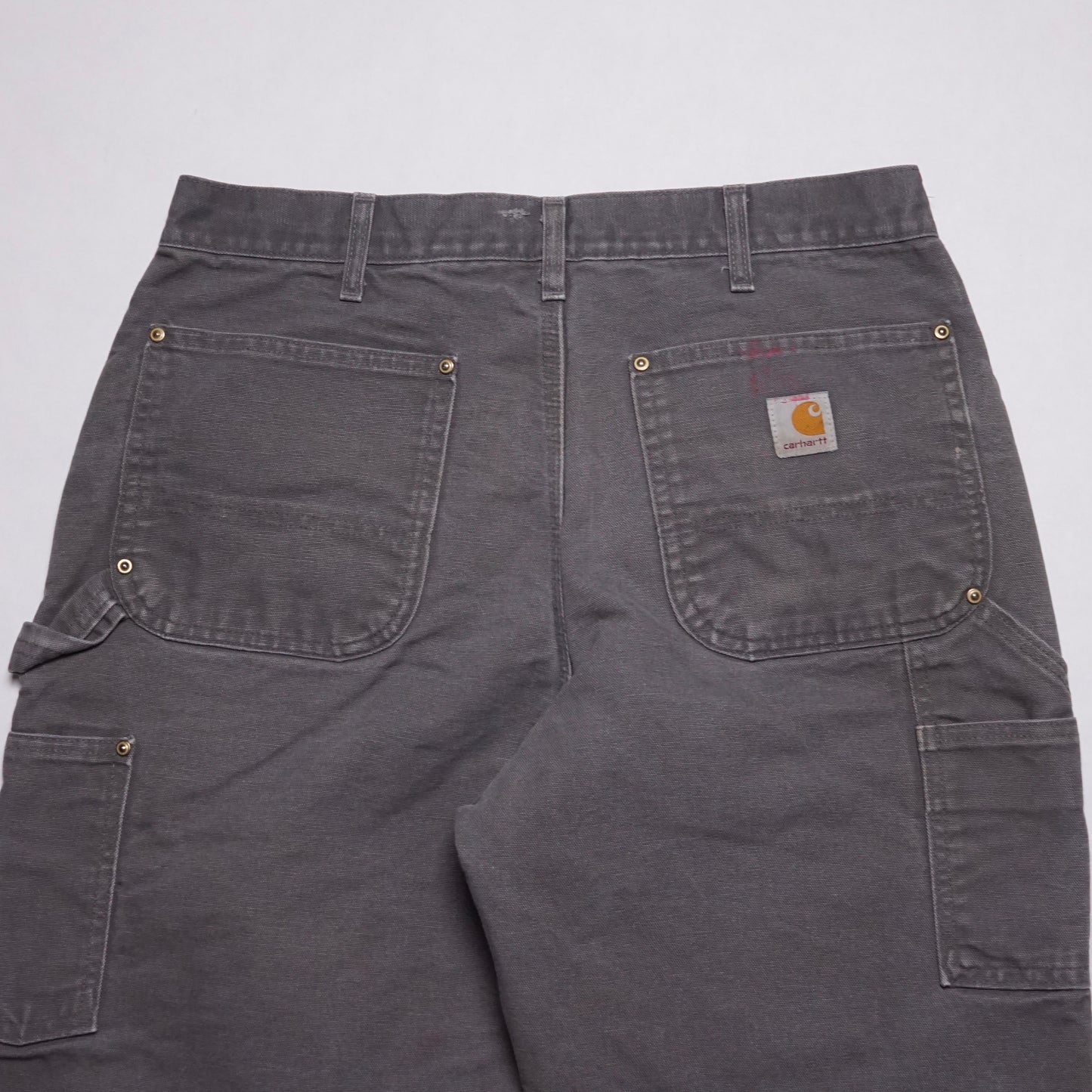 1990s Carhart Double Knee “Grey” Size: 33W/32L