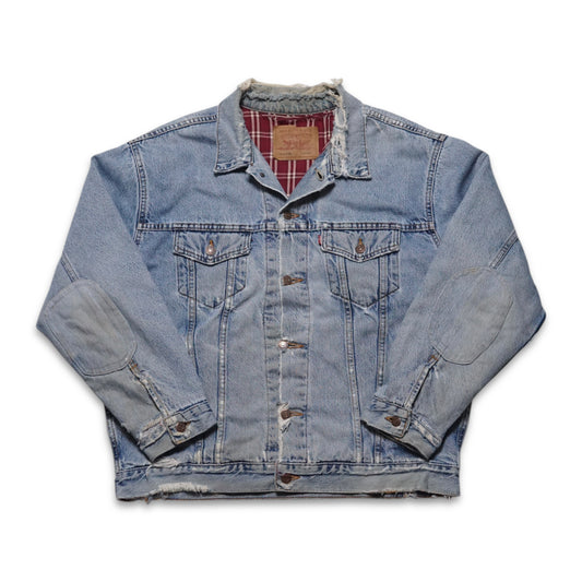 1990s Levi Type 3 Denim Jacket "Thrashed" Size: XL