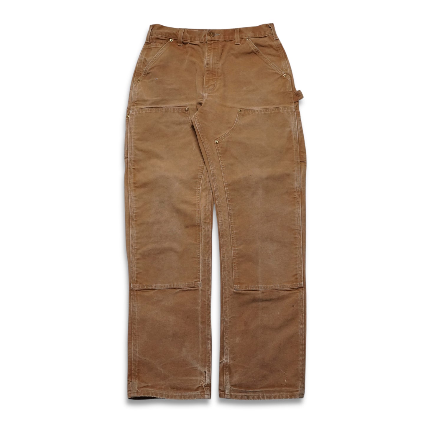 1990s Carhartt Double Knee "Khaki" Size: 31W/32L