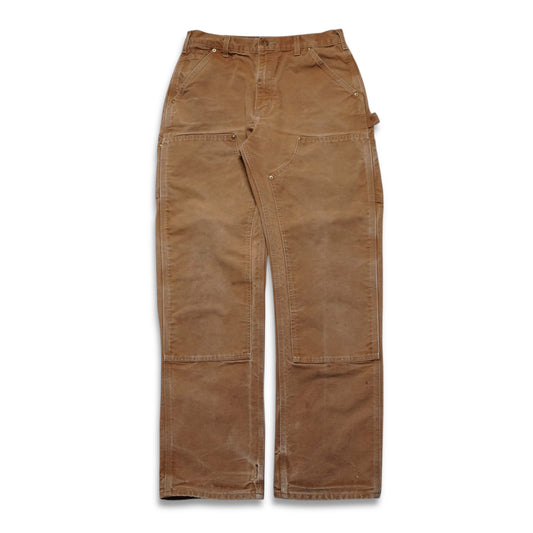 1990s Carhartt Double Knee "Khaki" Size: 31W/32L