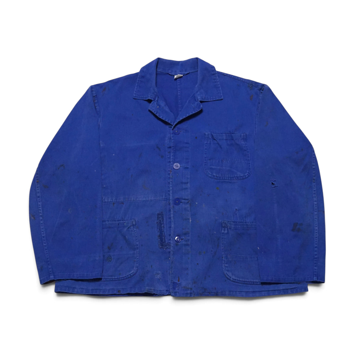 1970s French Chore Jacket "Faded" Size: L/XL