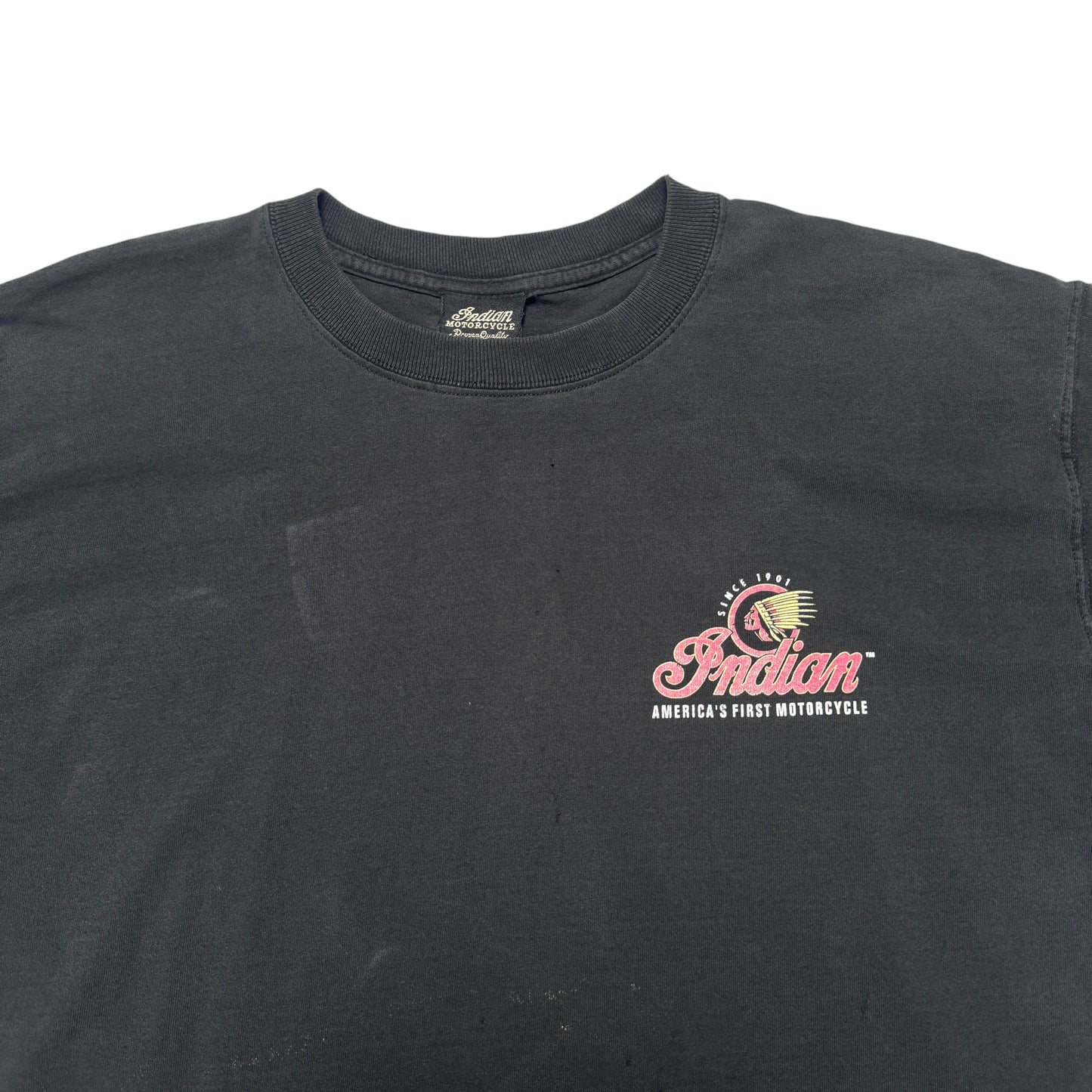 2000s Indian Motorcycle "Faded" Size: L