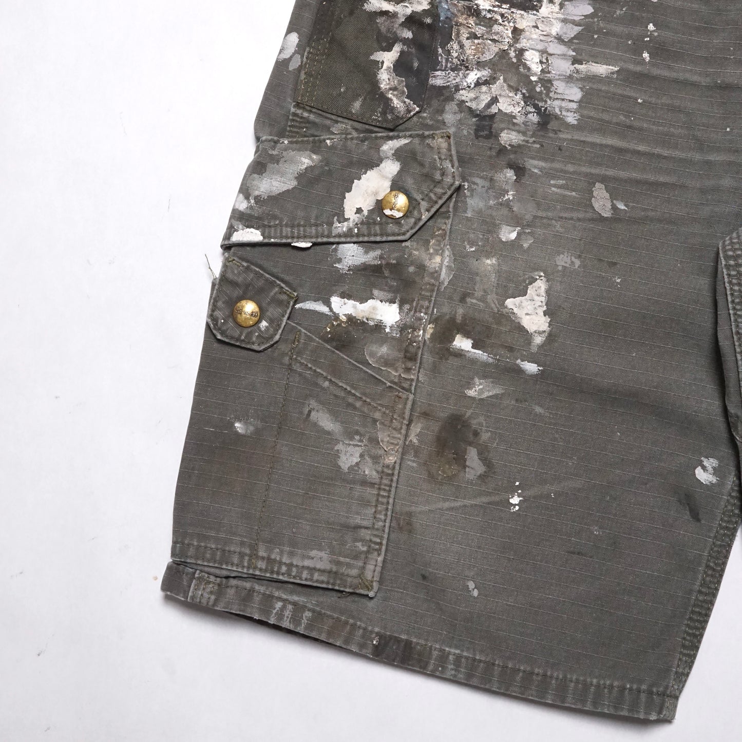 2000s Carhartt Cargo Short "Paint Splatter" Size: 35W