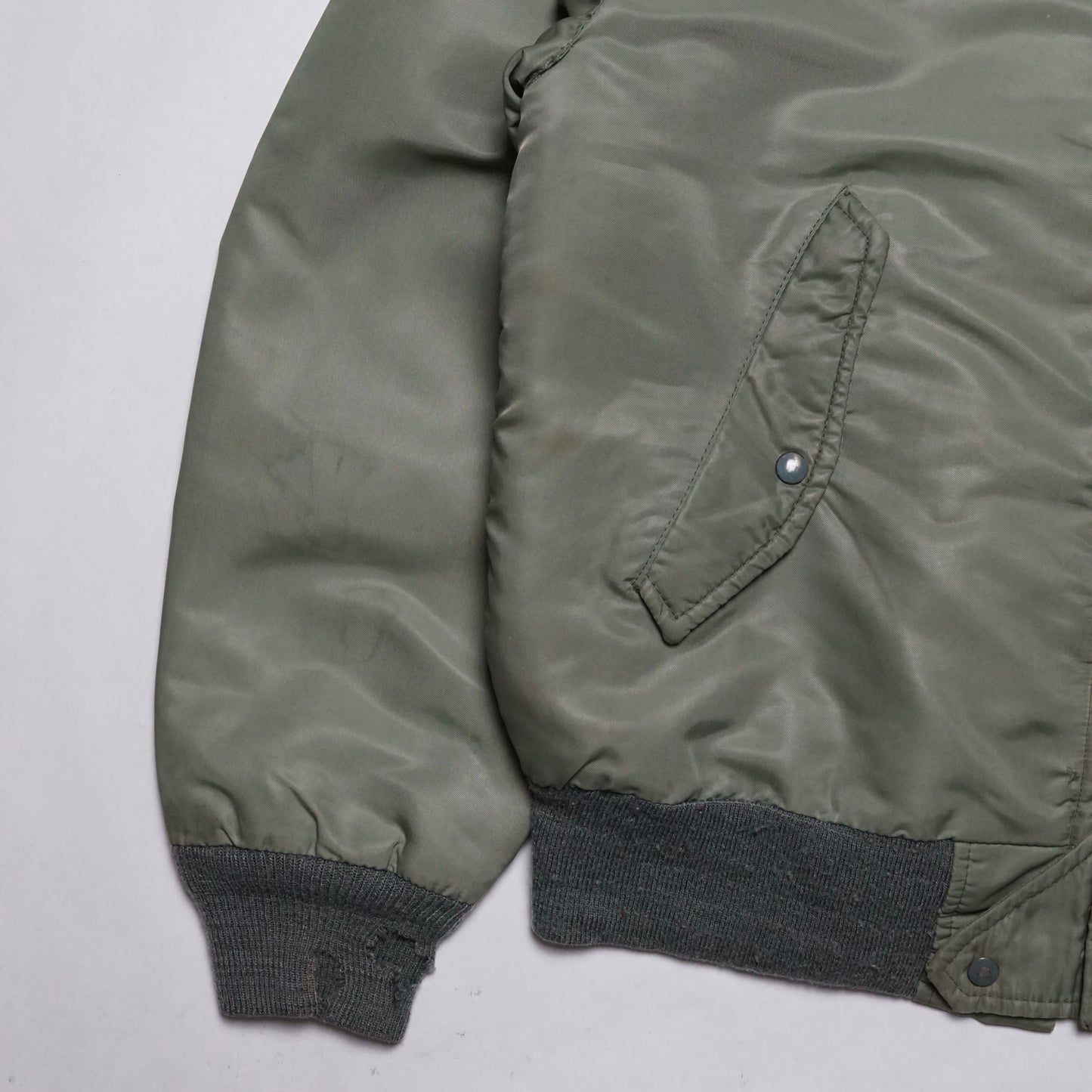 1970s Golden Fleece MA-1 Bomber Jacket Size: M/L