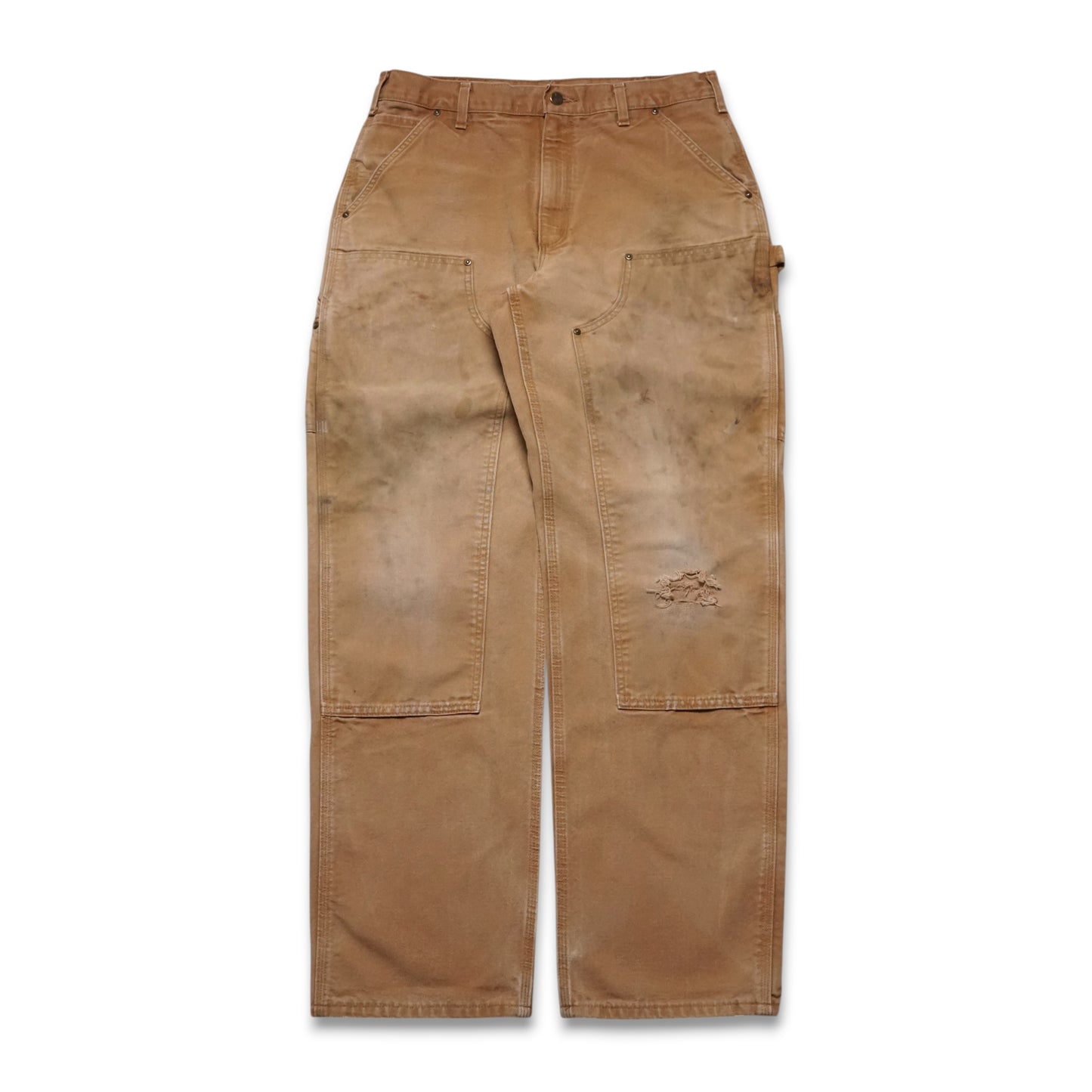 2000s Carhartt Double Knee "Khaki" Size: 33W/33L