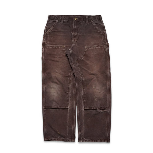 2000s Carhartt Double Knee "Brown" Size: 35W/30L