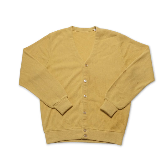 1970s Wool Cardigan "Mustard" Size: M/L