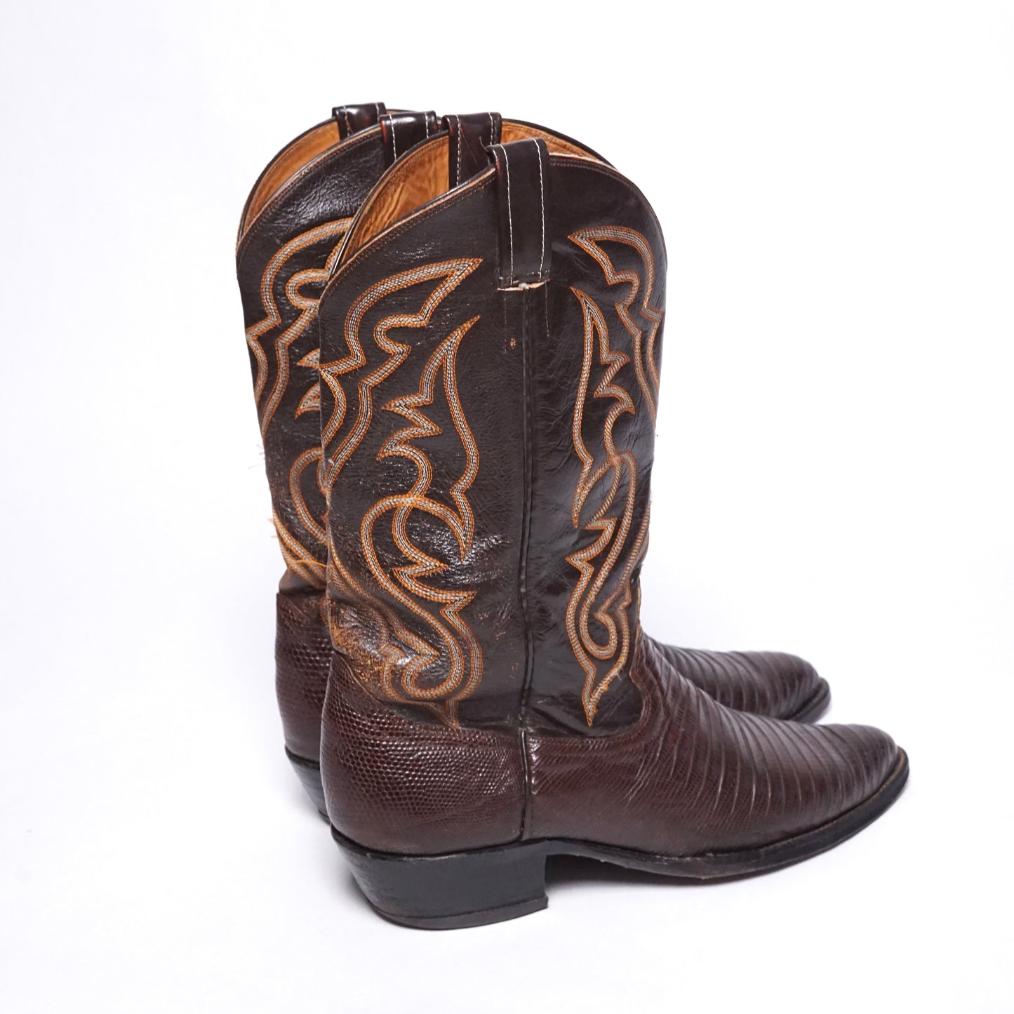 1990s Cowboy Boot “Lizard” Size: 10.5M