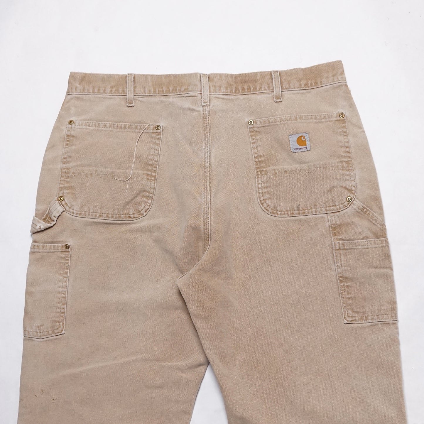 1990s Carhartt Double Knee "Khaki" Size: 37W/33L