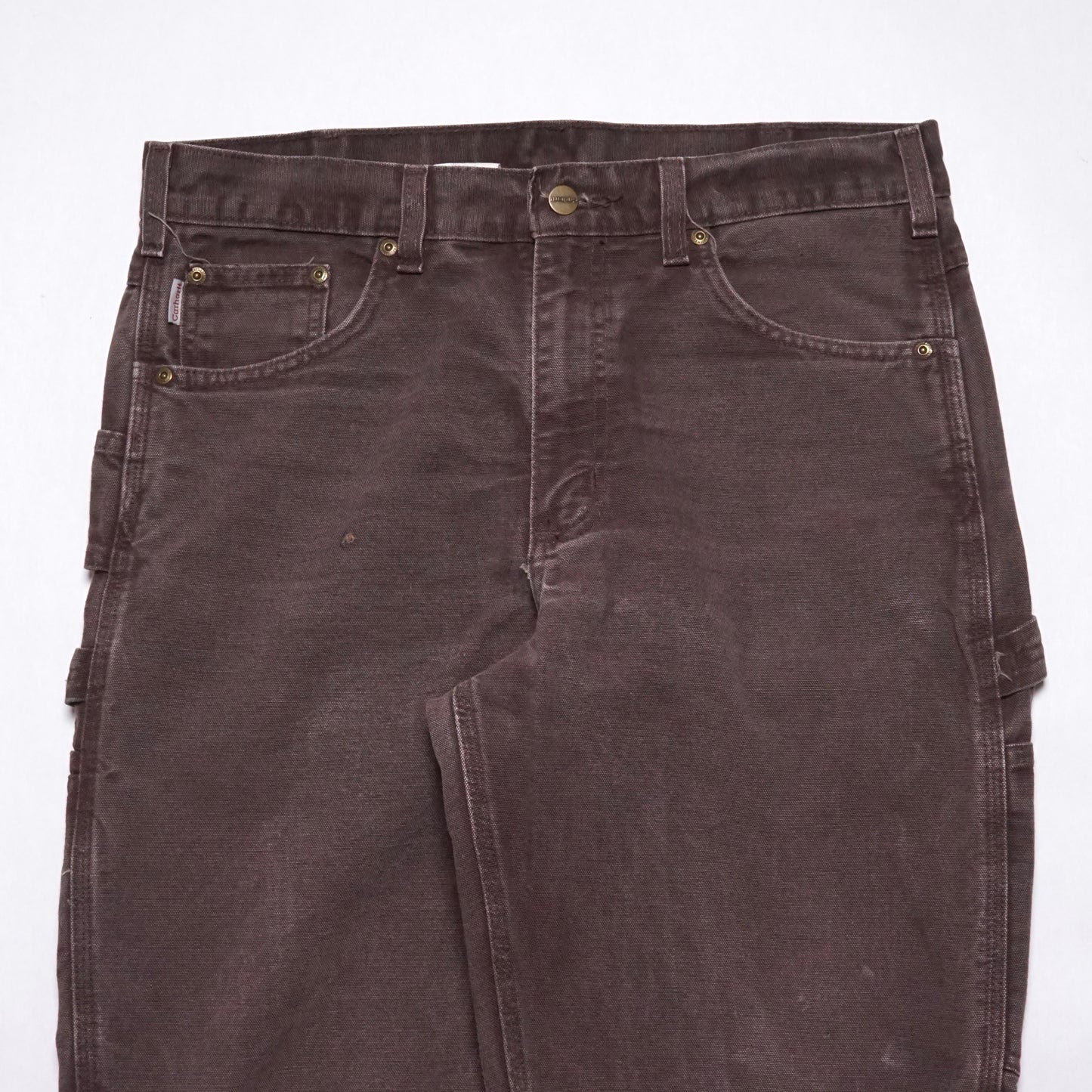 2000s Carhartt Carpenter Pant "Brown" Size: 34W/32L