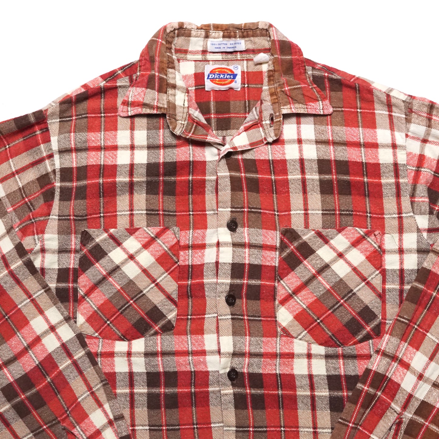 1980s Dickies Cotton Flannel Size: M