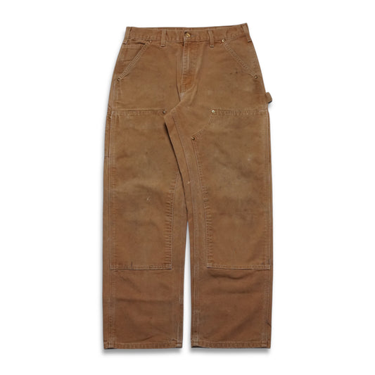 1990s Carhartt Double Knee "Khaki" Size: