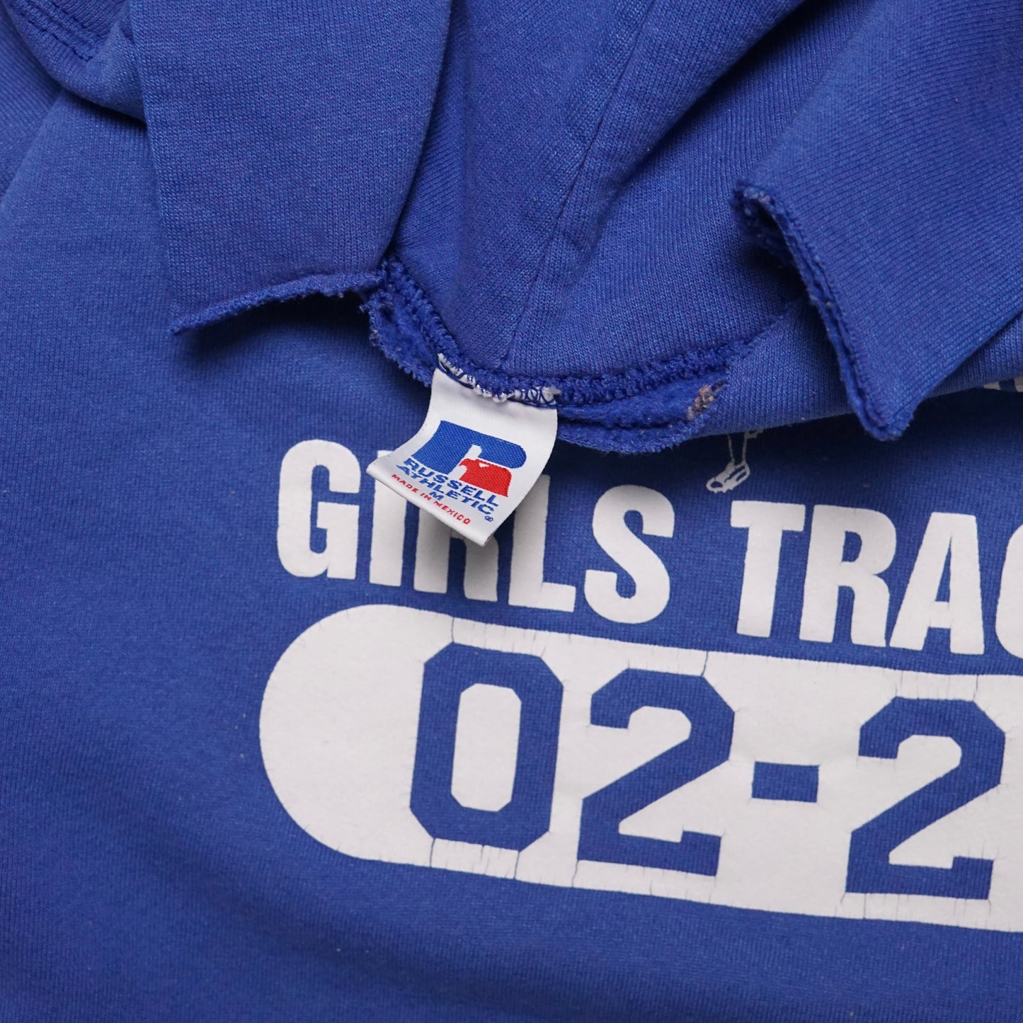 2000s Russell Athletic Hoodie "Track" Size: S