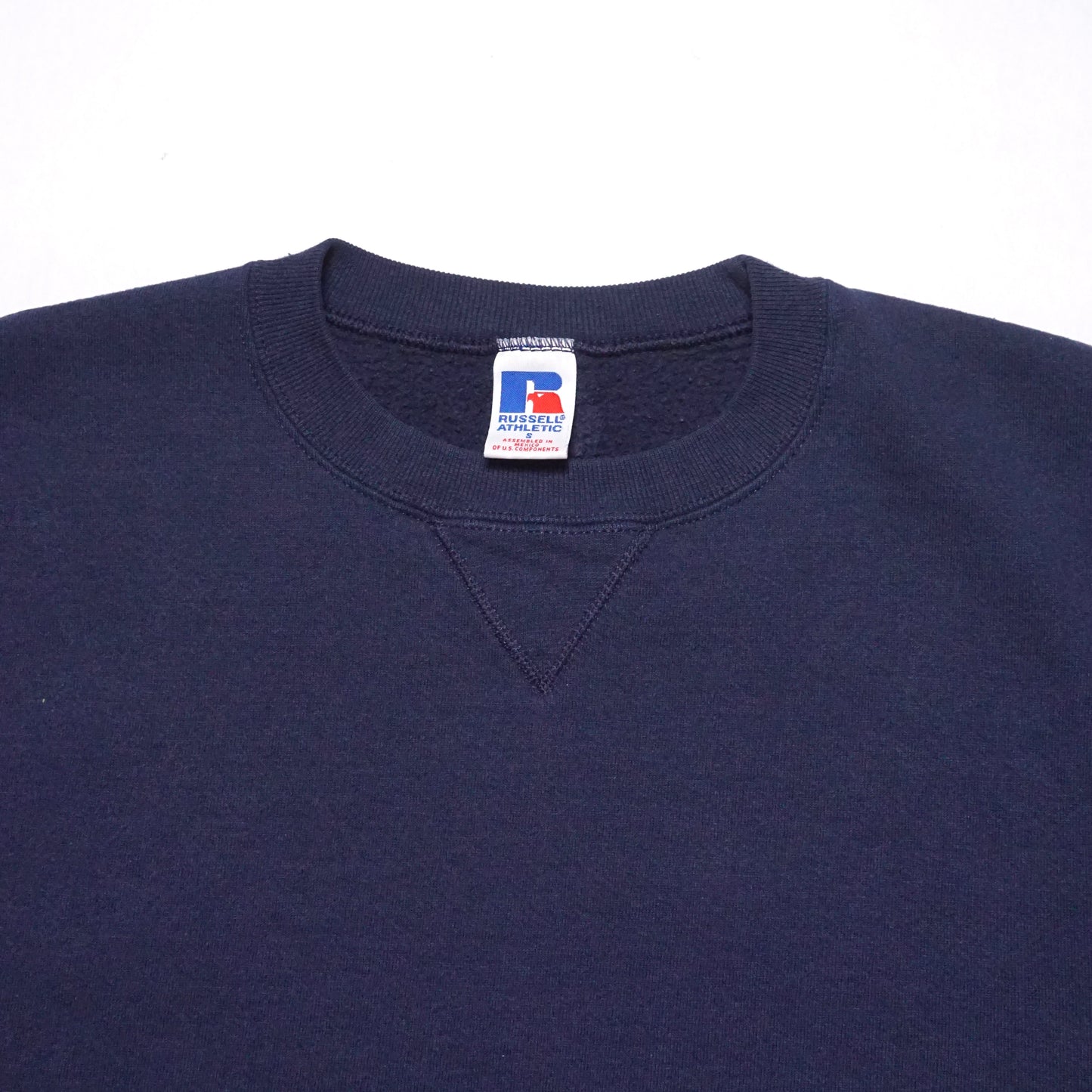 1990s Russell Athletic Sweatshirt "Navy" Size: S