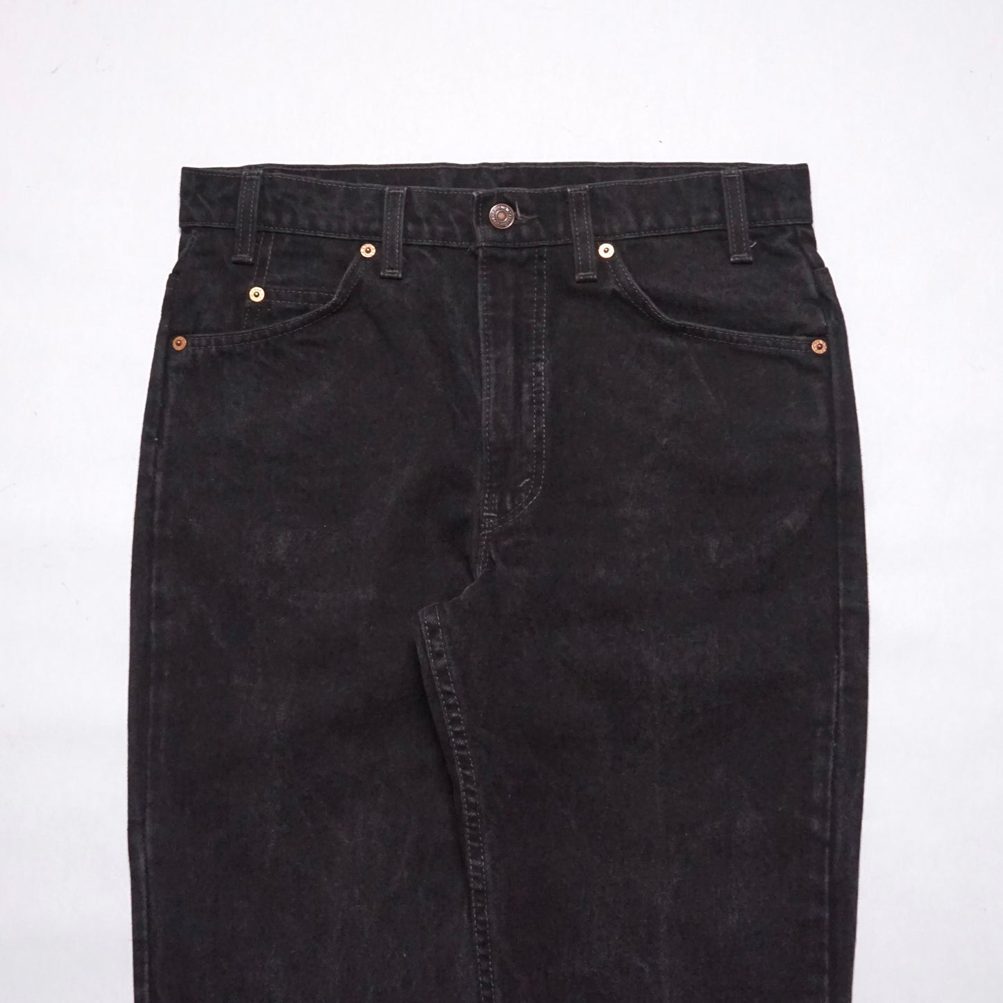 1990s Levi 517 Orange Tab "Black" Size: 33W/32L