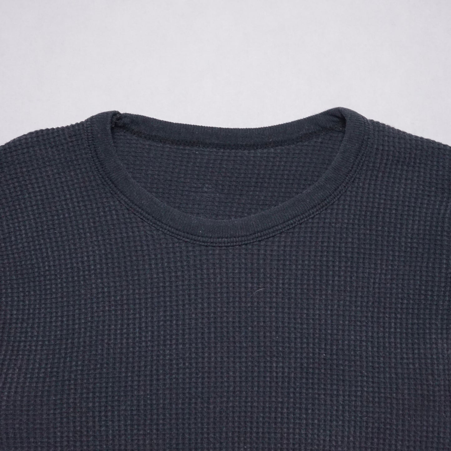 1970s Thermal Long Sleeve "Black" Size: S