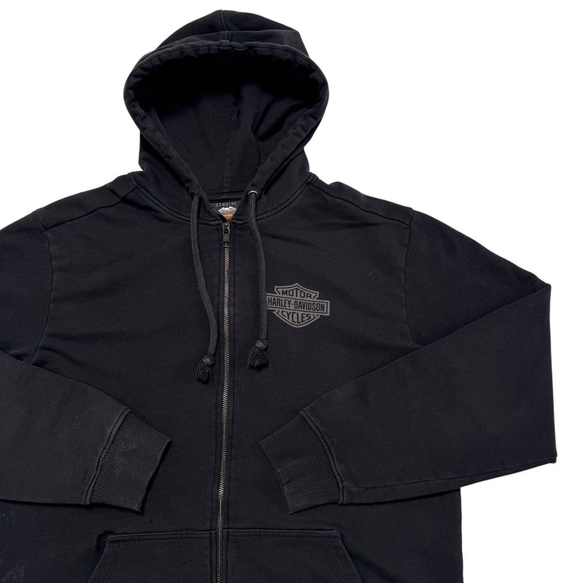2000s Harley Davidson Zip Up Hoodie Size: L