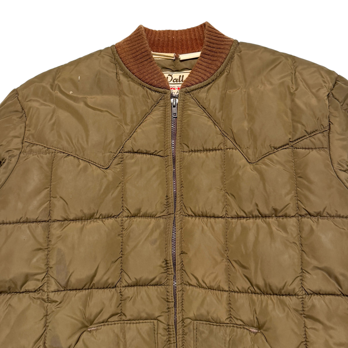 1980s Walls Puffer Jacket "Brown" Size: XL