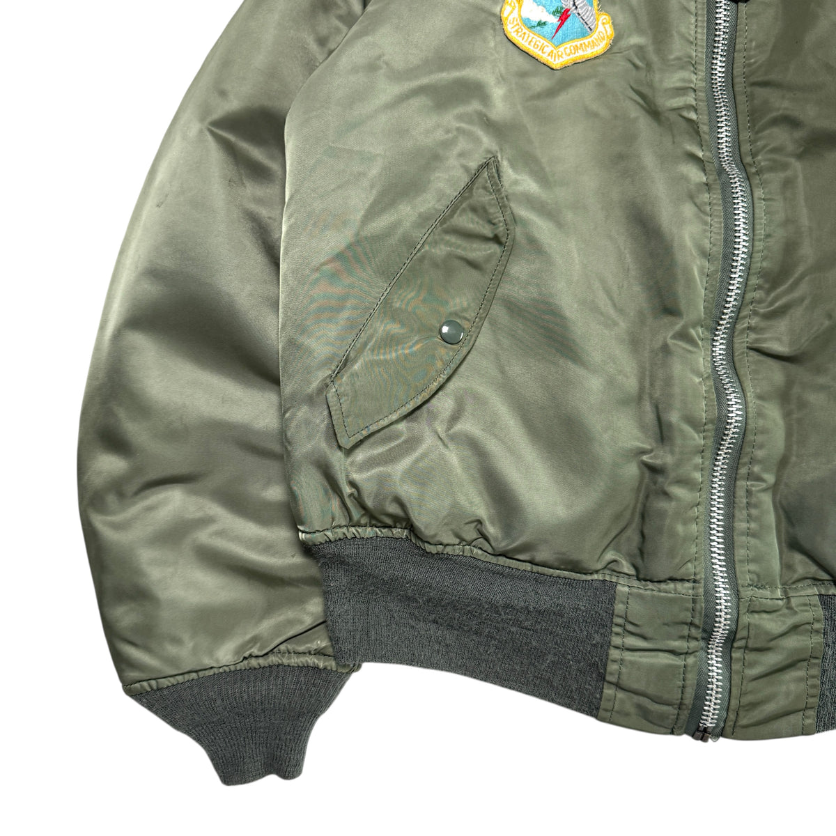 1980s Military MA-1 Bomber Jacket Size: L
