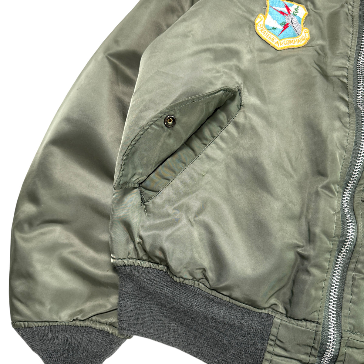 1980s Military MA-1 Bomber Jacket Size: L