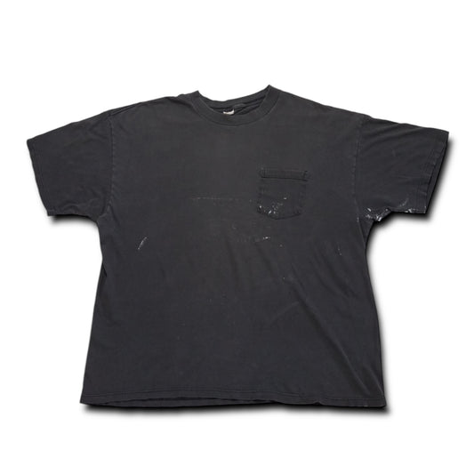 1990s Black Blank "Paint Splatter" Size: XL