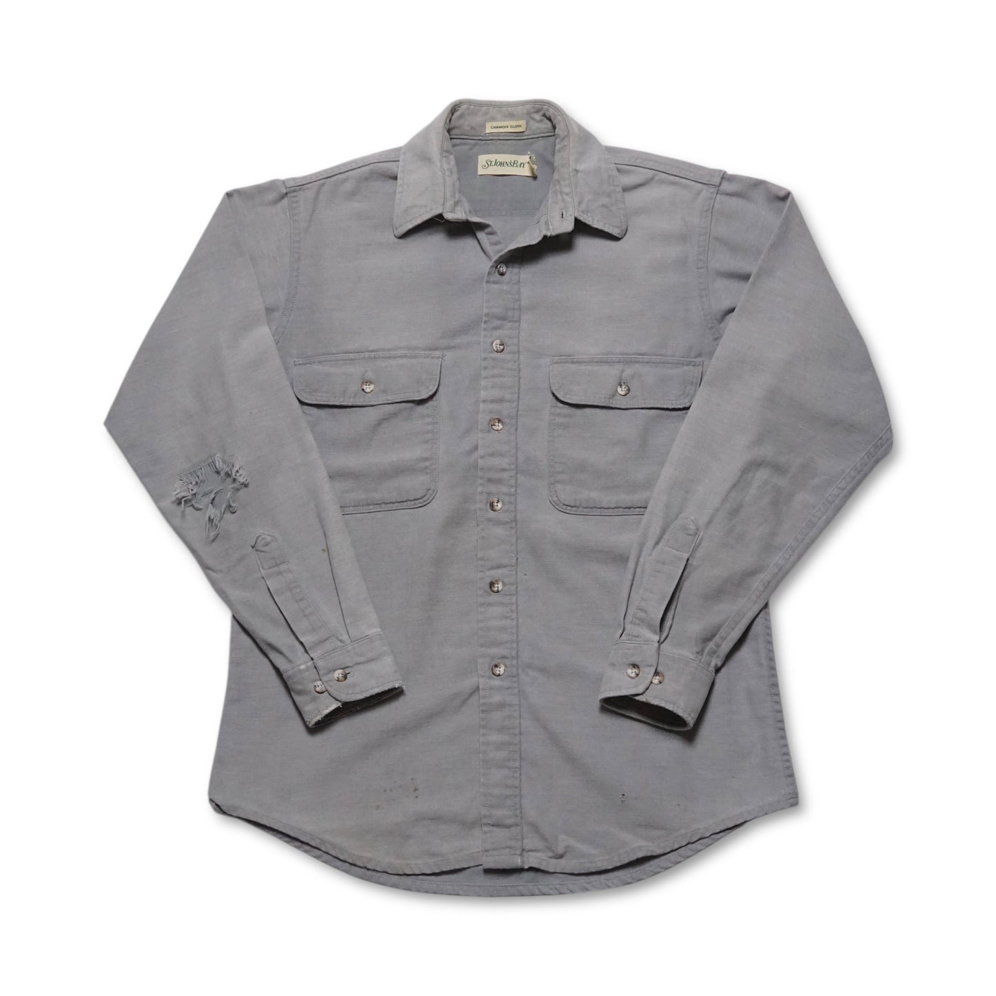 1990s Over Shirt “Distressed” Size: