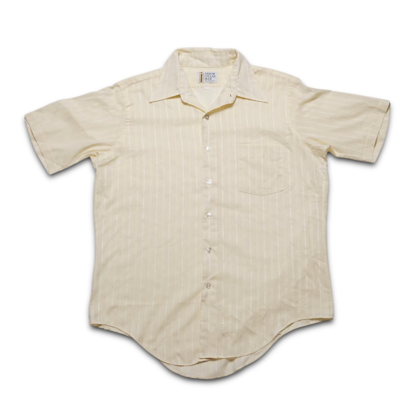 1970s Arrow Collar Shirt “Cream” Size: L/XL