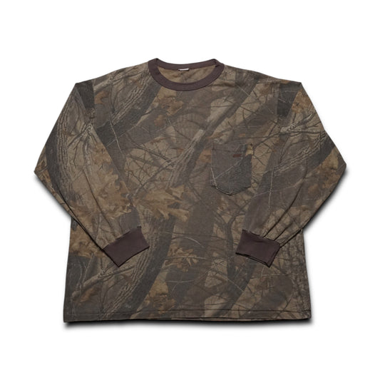 1990s Real Tree Camo Long Sleeve Size: XL